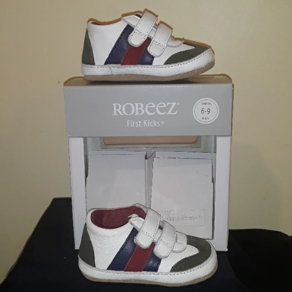BOYS ROBEEZ LEATHER  FIRST KICKS
